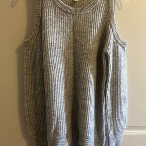 Michael Kors sweater with shoulder cutouts.